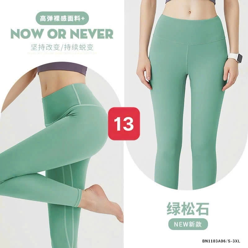 QUẦN TẬP GYM/YOGA TRƠN MÀU