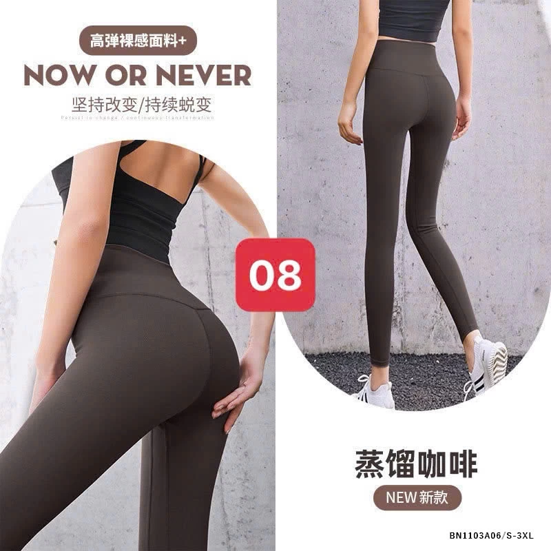 QUẦN TẬP GYM/YOGA TRƠN MÀU