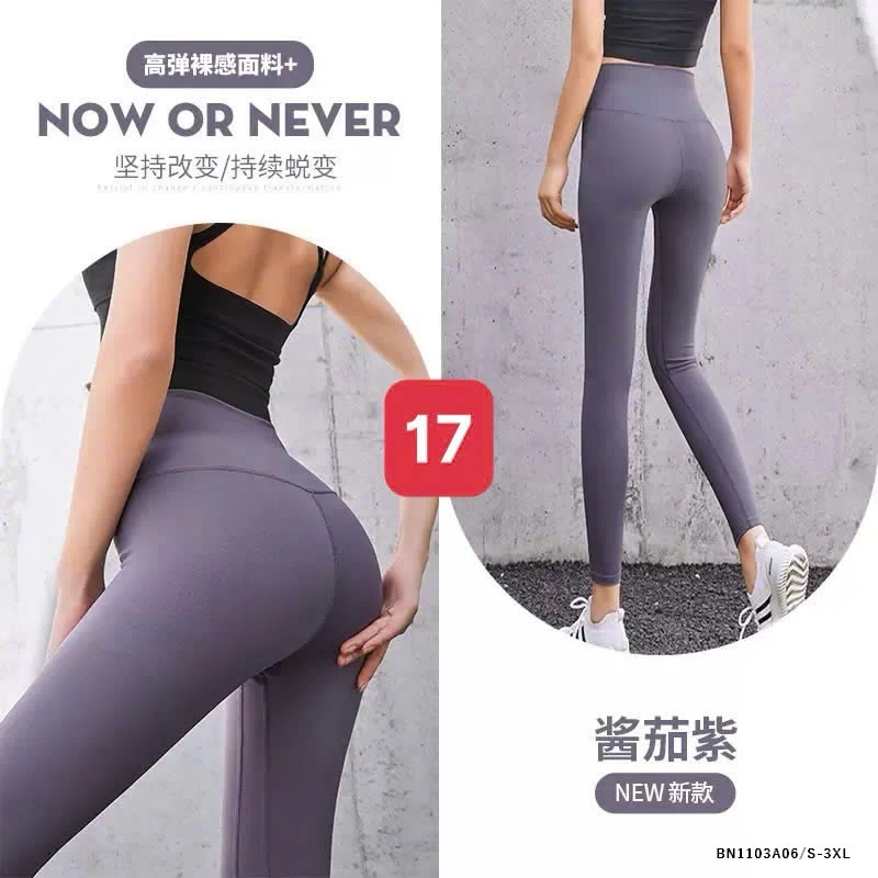 QUẦN TẬP GYM/YOGA TRƠN MÀU