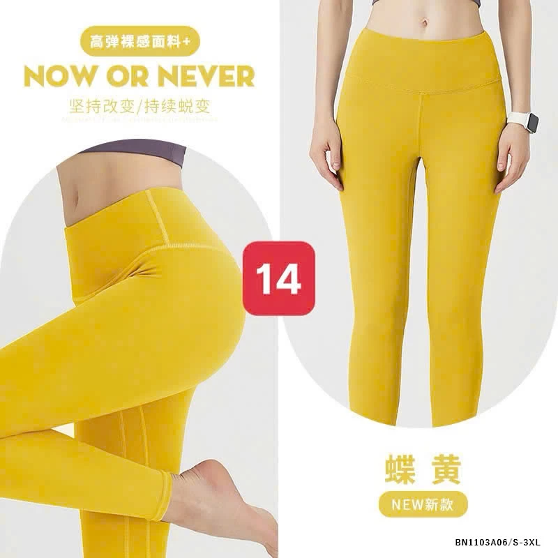 QUẦN TẬP GYM/YOGA TRƠN MÀU
