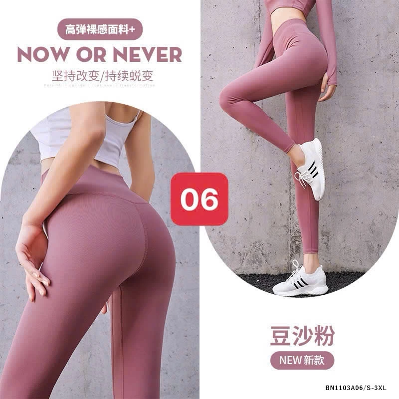 QUẦN TẬP GYM/YOGA TRƠN MÀU