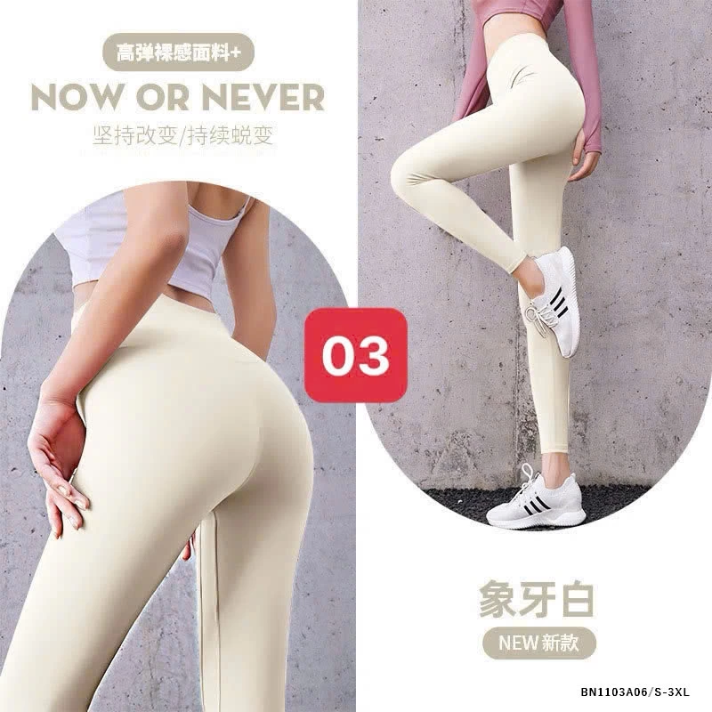 QUẦN TẬP GYM/YOGA TRƠN MÀU