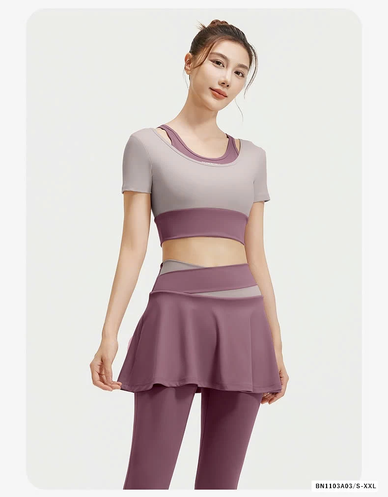 BỘ TẬP GYM/YOGA QUẦN VÁY