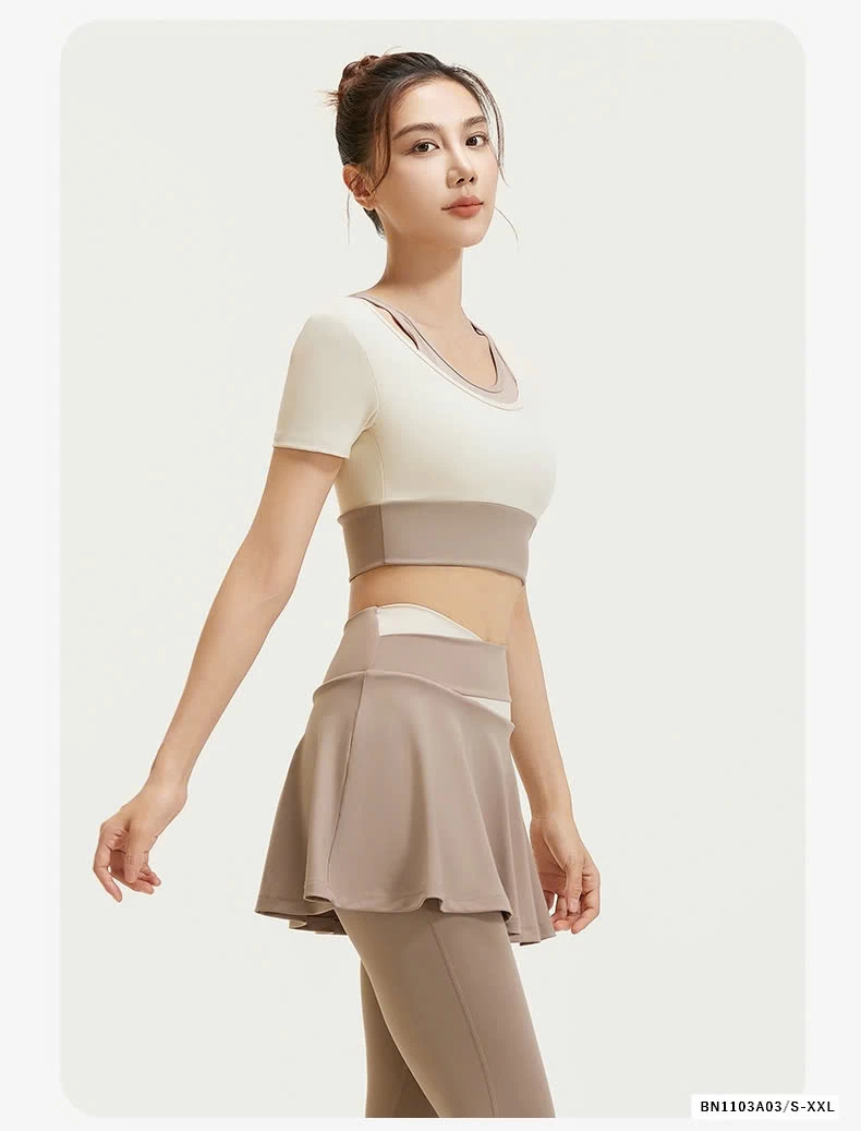 BỘ TẬP GYM/YOGA QUẦN VÁY