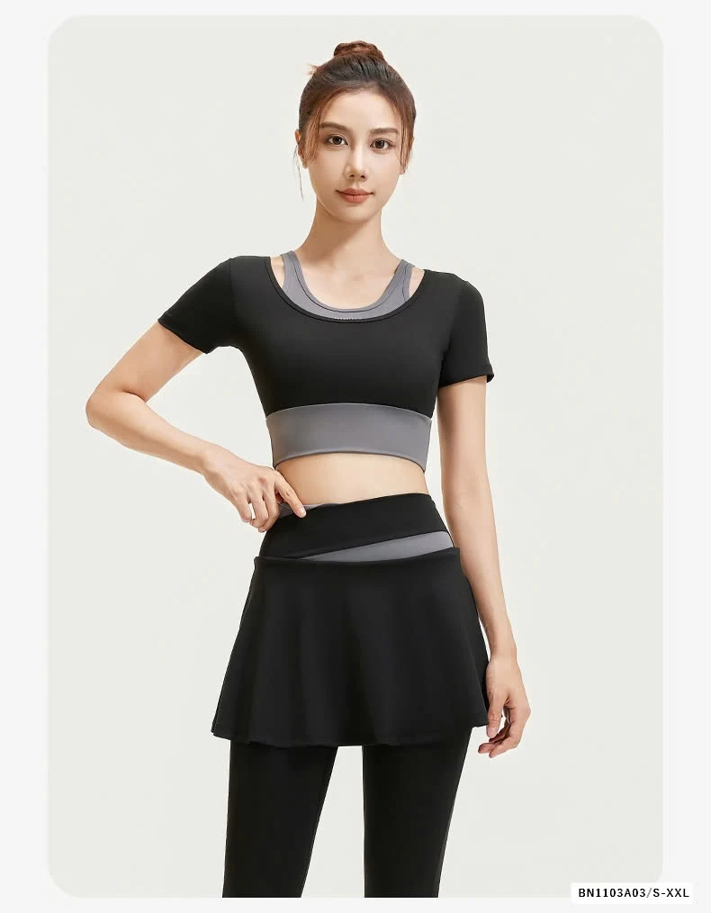 BỘ TẬP GYM/YOGA QUẦN VÁY