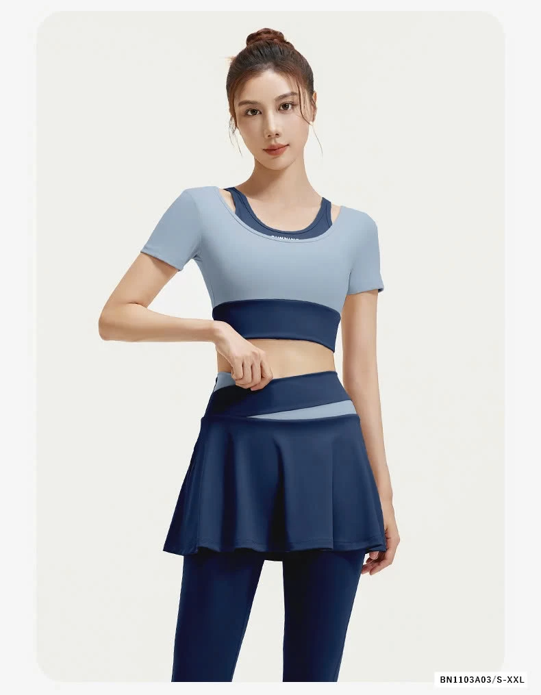 BỘ TẬP GYM/YOGA QUẦN VÁY