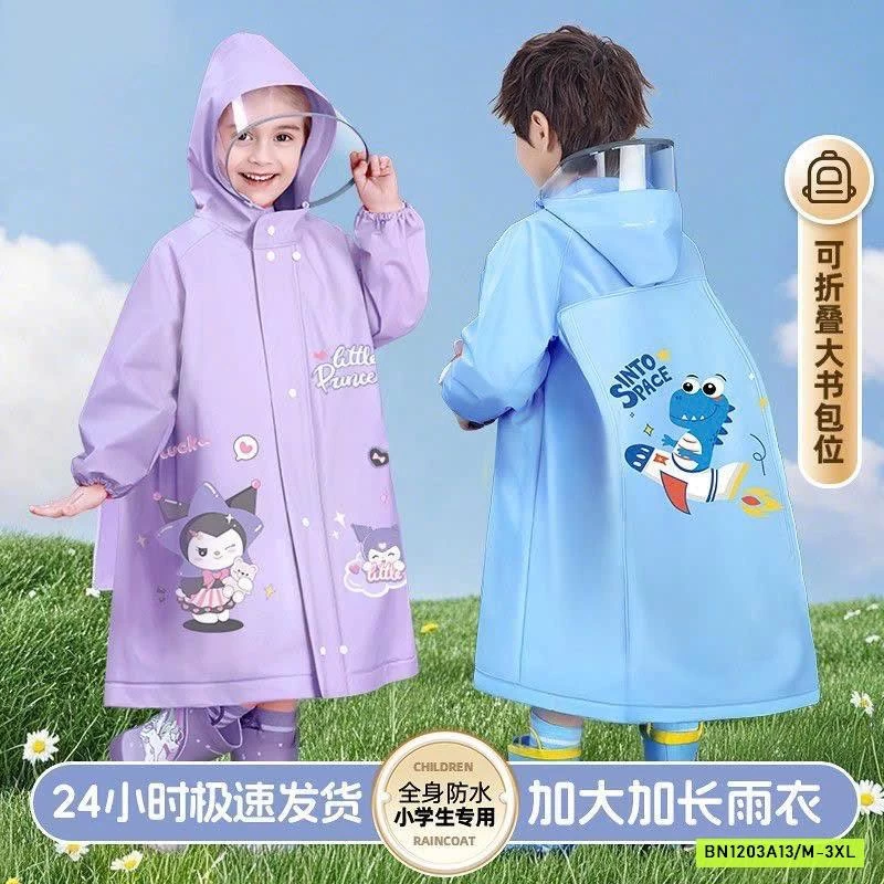 ÁO MƯA CHO BÉ CÓ CHỖ ĐEO BALO