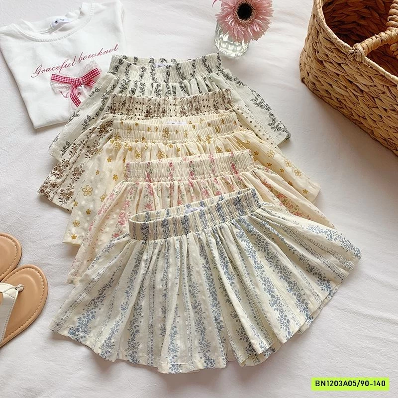 QUẦN VÁY HOA NHÍ MẪU MỚI