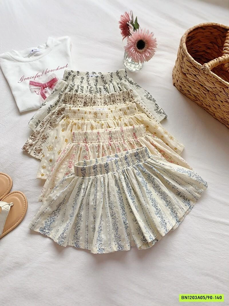 QUẦN VÁY HOA NHÍ MẪU MỚI