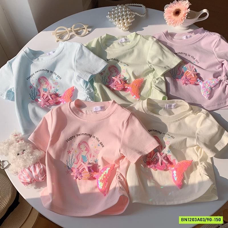 ÁO THUN RÚT EO NÀNG TIÊN CÁ