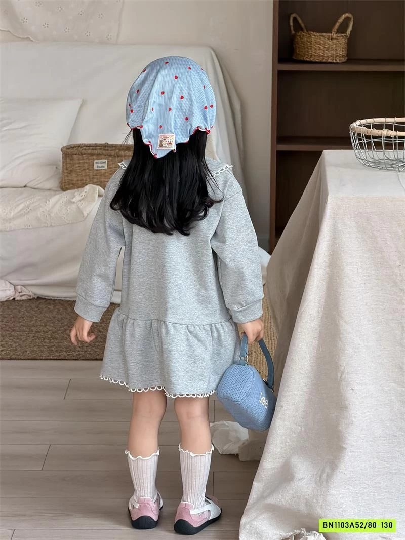 ĐẦM THUN CỔ SEN ĐUÔI CÁ