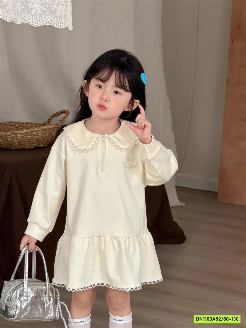 ĐẦM THUN CỔ SEN ĐUÔI CÁ