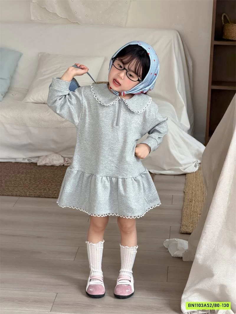 ĐẦM THUN CỔ SEN ĐUÔI CÁ