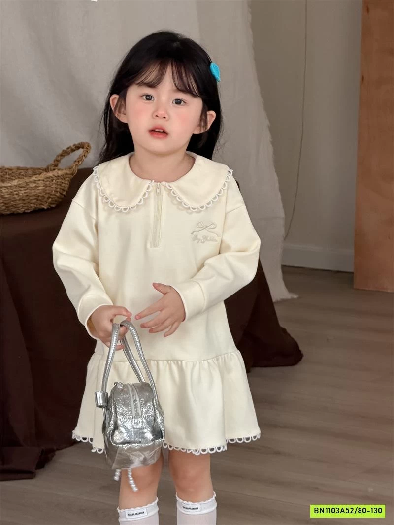 ĐẦM THUN CỔ SEN ĐUÔI CÁ