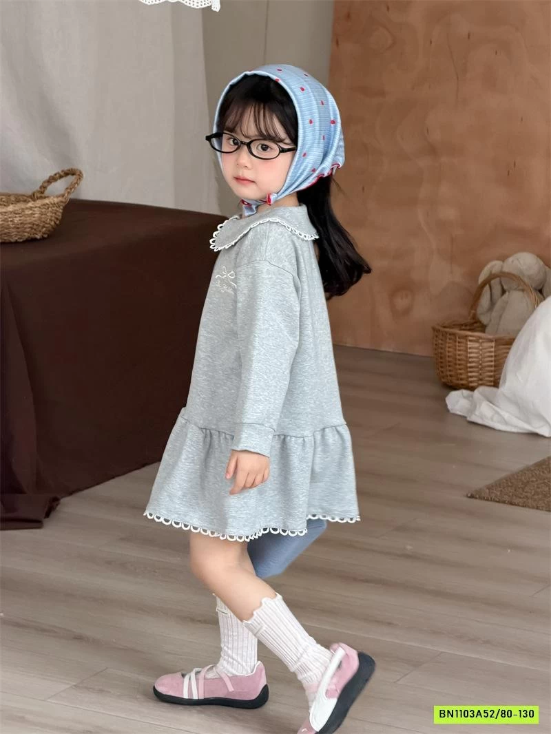 ĐẦM THUN CỔ SEN ĐUÔI CÁ