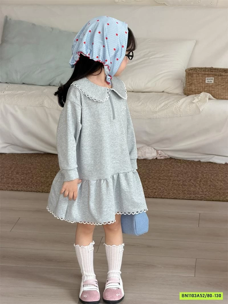 ĐẦM THUN CỔ SEN ĐUÔI CÁ