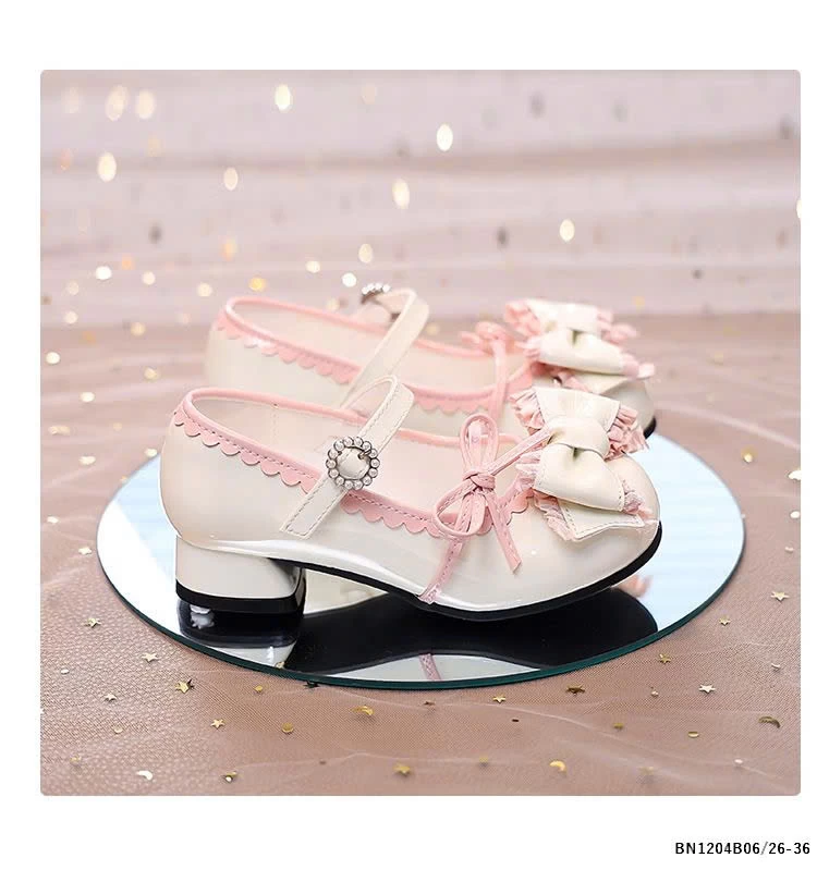 GIÀY BÚP BÊ NƠ CHO BÉ GÁI