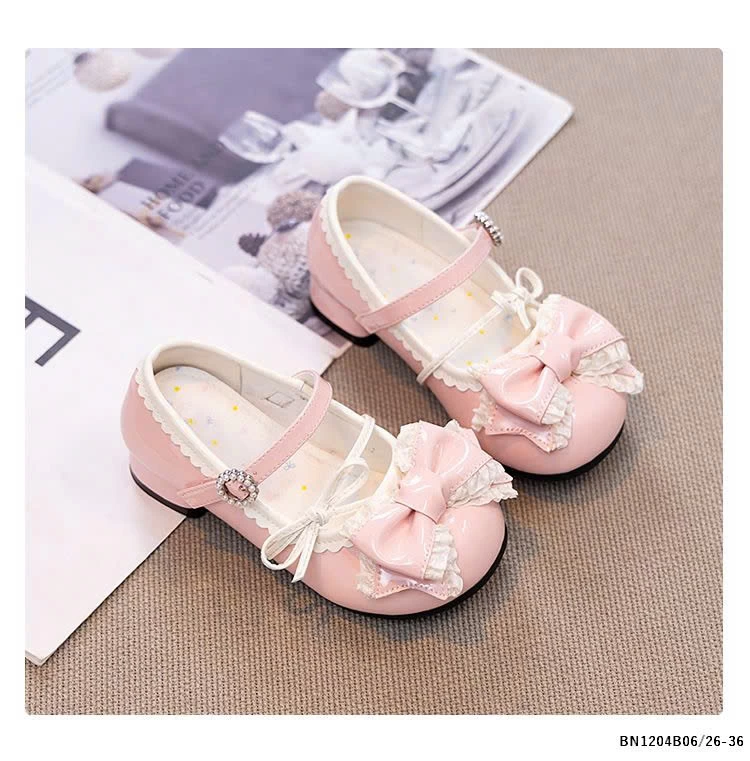 GIÀY BÚP BÊ NƠ CHO BÉ GÁI