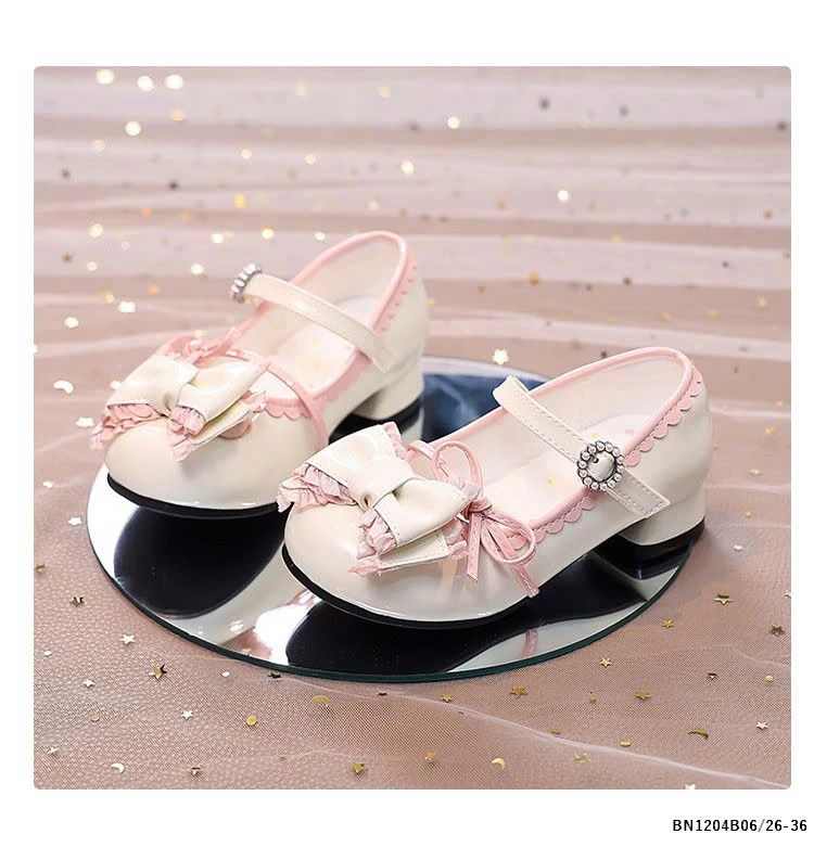 GIÀY BÚP BÊ NƠ CHO BÉ GÁI