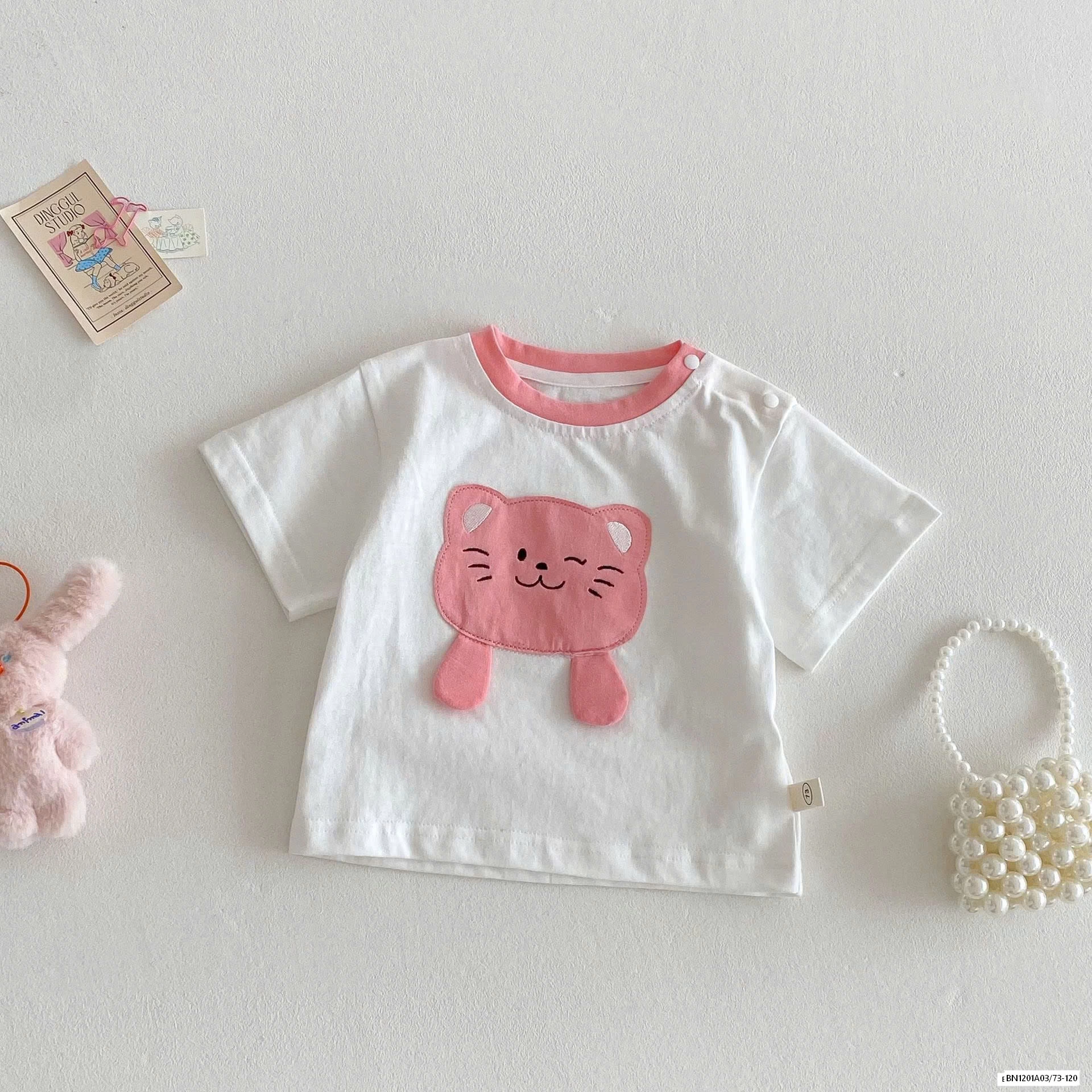 SÉT VÁY ÁO YẾM HOẠ TIẾT MÈO KUTE