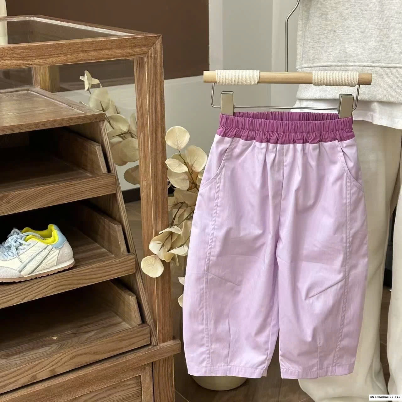 QUẦN SUÔNG PHỐI MÀU CẠP CHUN