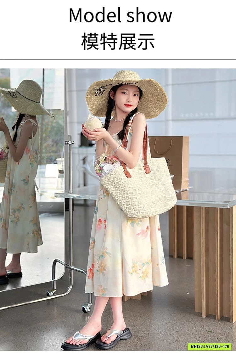 ĐẦM 2 DÂY KEM HOA NHÍ