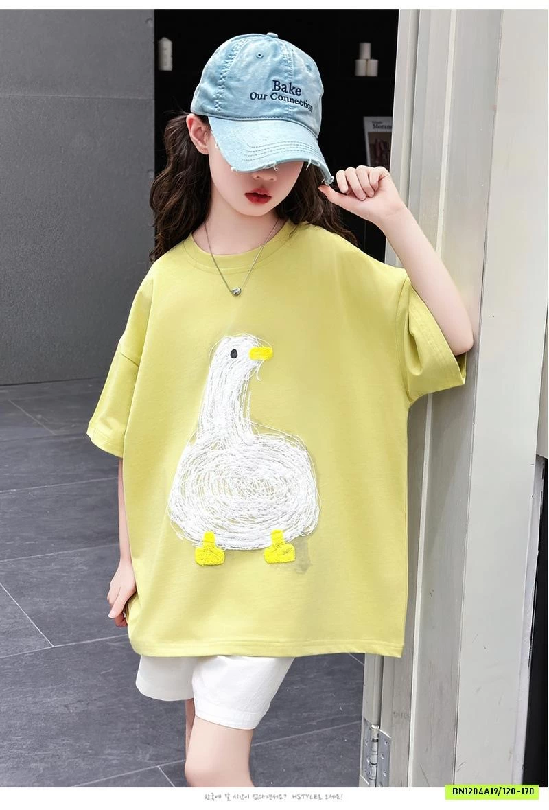 SÉT ÁO VỊT MIX SHORT TRẮNG