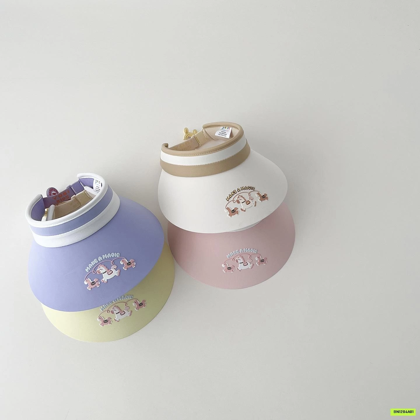 MŨ CHỐNG NẮNG NỬA ĐẦU IN NGỰA NỔI