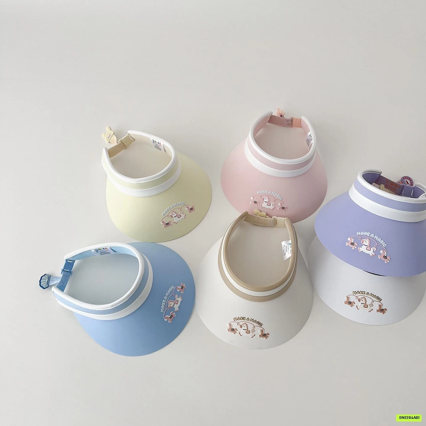 MŨ CHỐNG NẮNG NỬA ĐẦU IN NGỰA NỔI