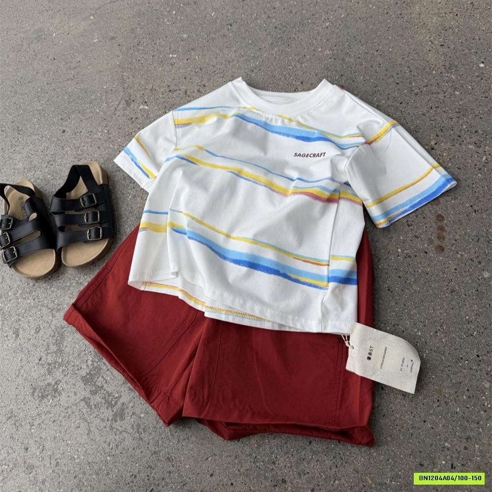 ÁO THUN KẺ SẮC MÀU