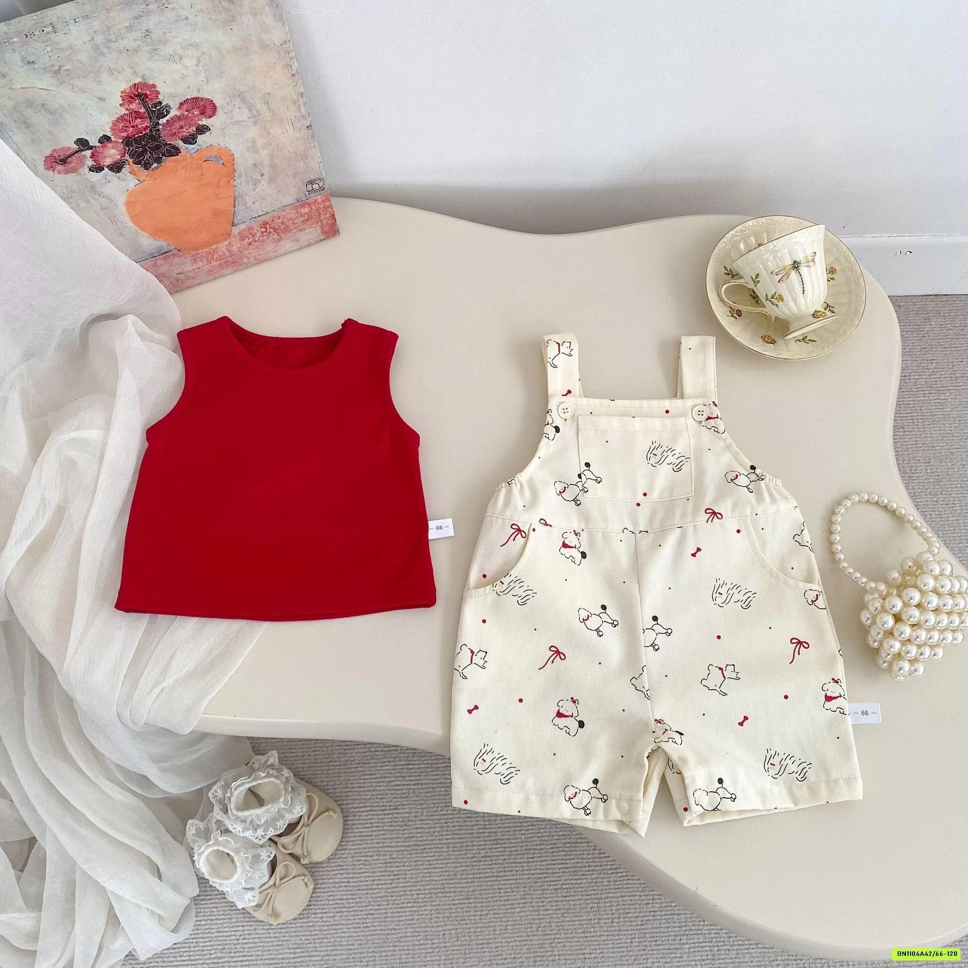 SÉT YẾM KUTE ÁO ĐỎ