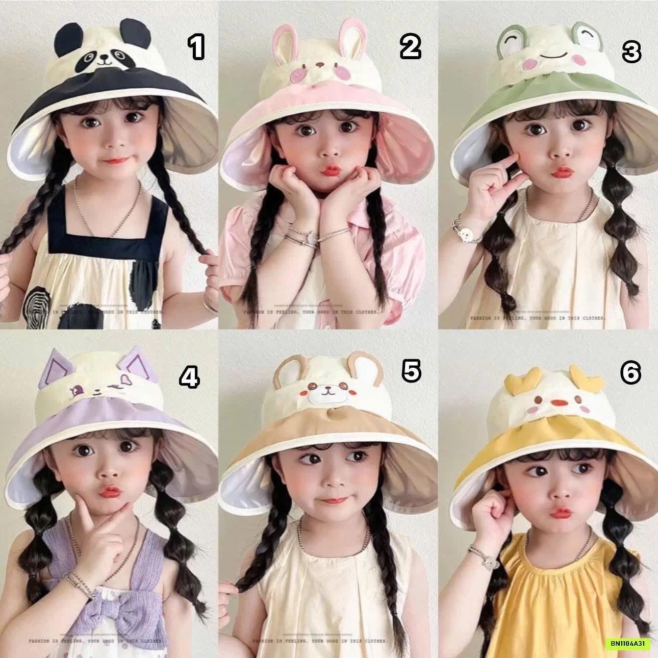 MŨ CHỐNG NẮNG CHO BÉ