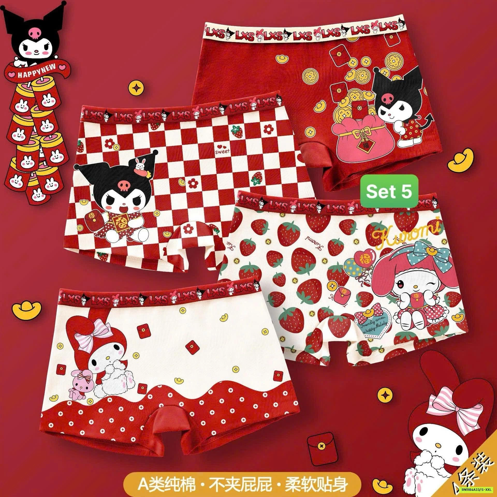 SÉT 4 QUẦN CHIP BÉ GÁI