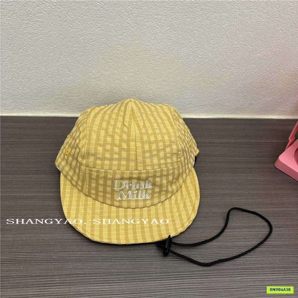 MŨ KẾT TÁN PHẲNG SỌC