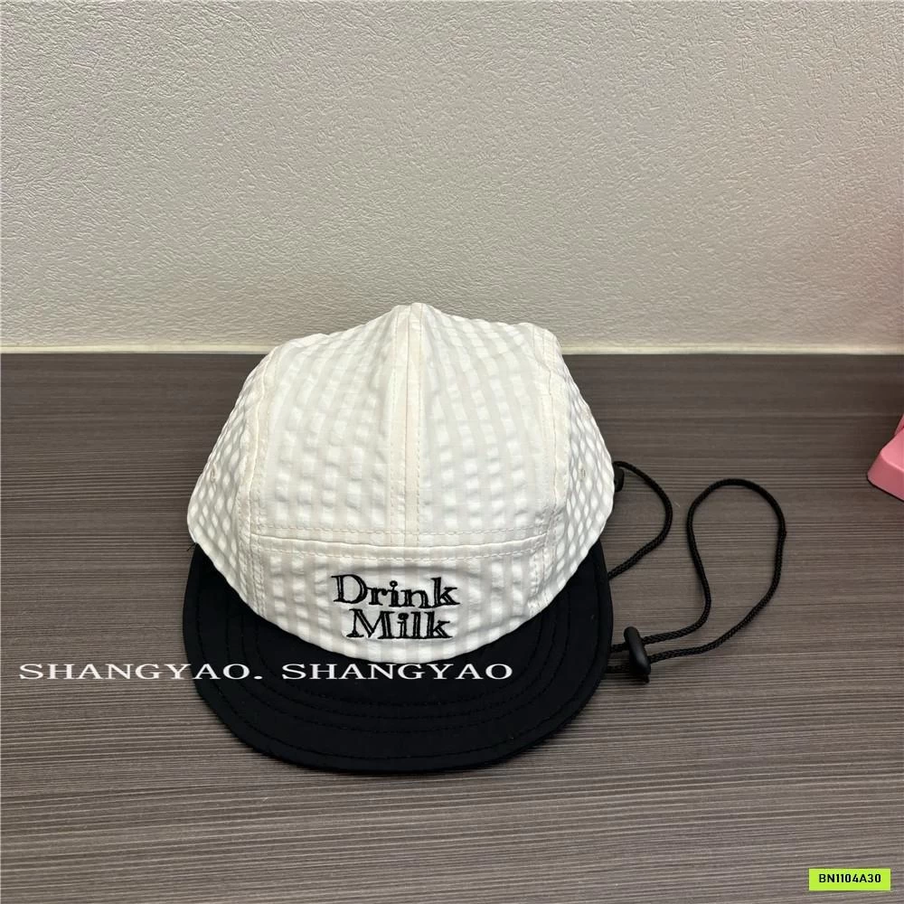 MŨ KẾT TÁN PHẲNG SỌC