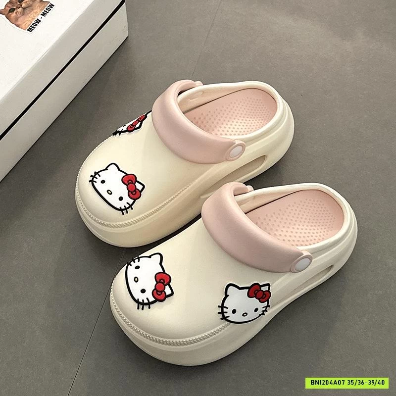 SỤC CROCS ĐẾ CAO KITTY