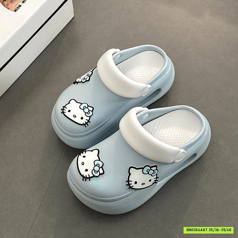 SỤC CROCS ĐẾ CAO KITTY
