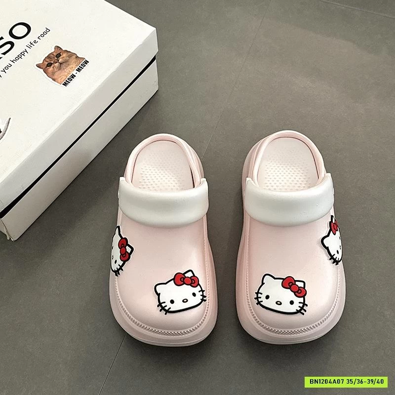 SỤC CROCS ĐẾ CAO KITTY