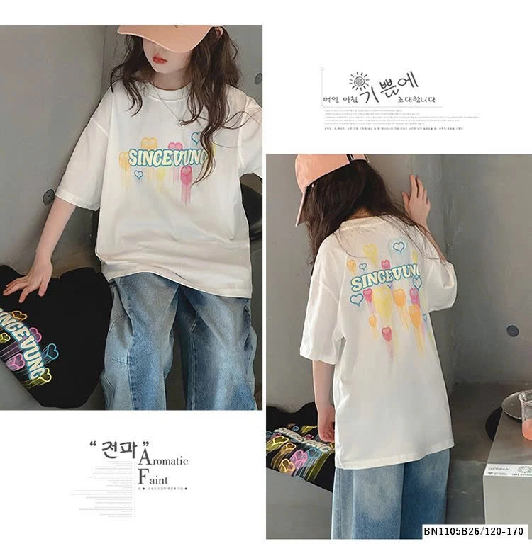 ÁO THUN TRÁI TIM SẮC MÀU