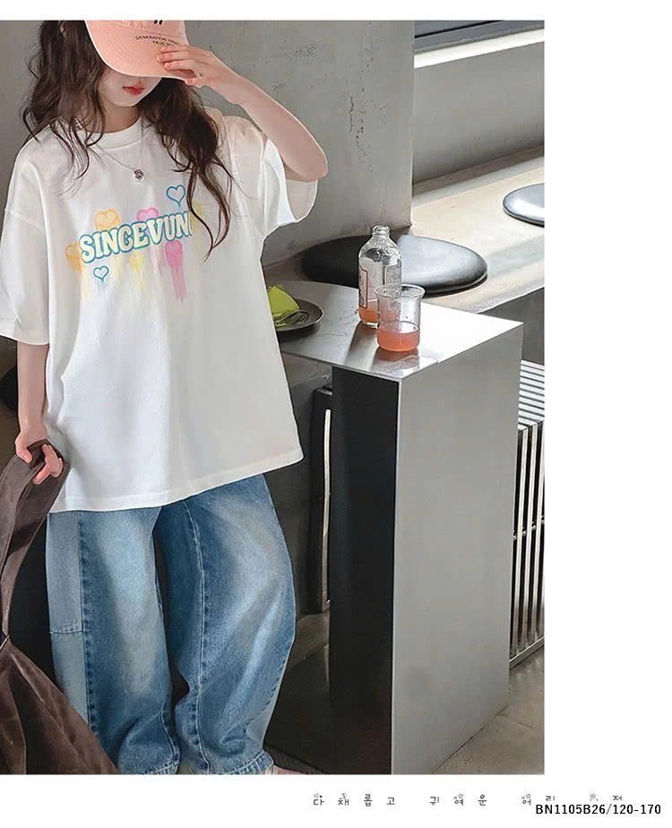 ÁO THUN TRÁI TIM SẮC MÀU