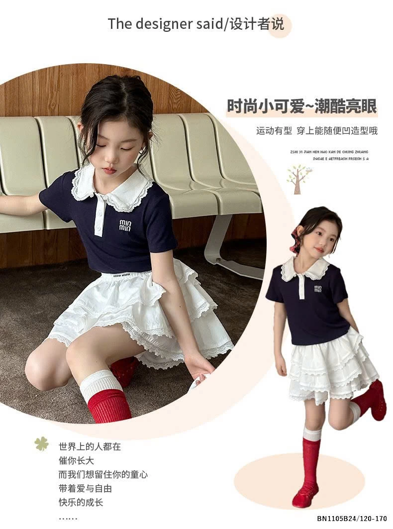 SÉT ÁO POLO XANH THAN MIX CV TẦNG