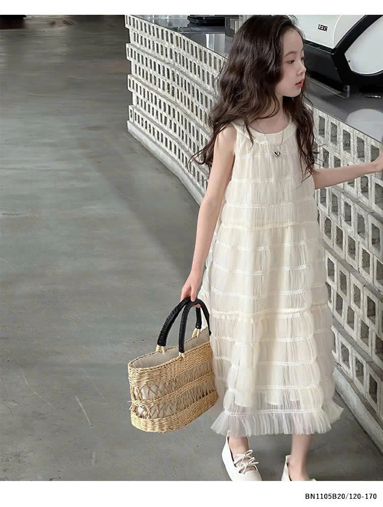 VÁY REN TẤNG BÉ GÁI LỚN DÁNG DÀI