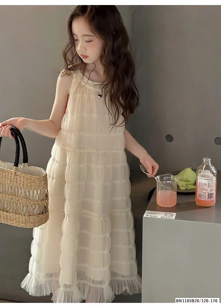 VÁY REN TẤNG BÉ GÁI LỚN DÁNG DÀI