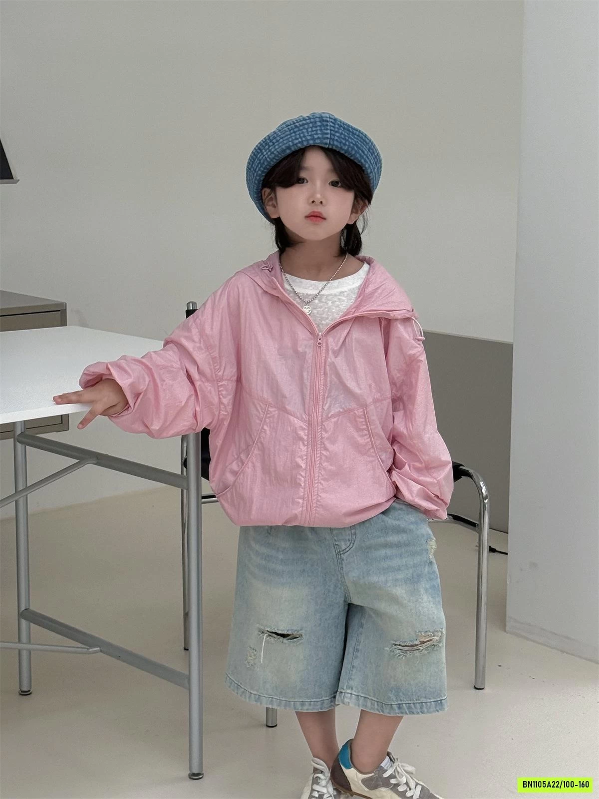 SHORT JEANS RÁCH GỐI CHEESE