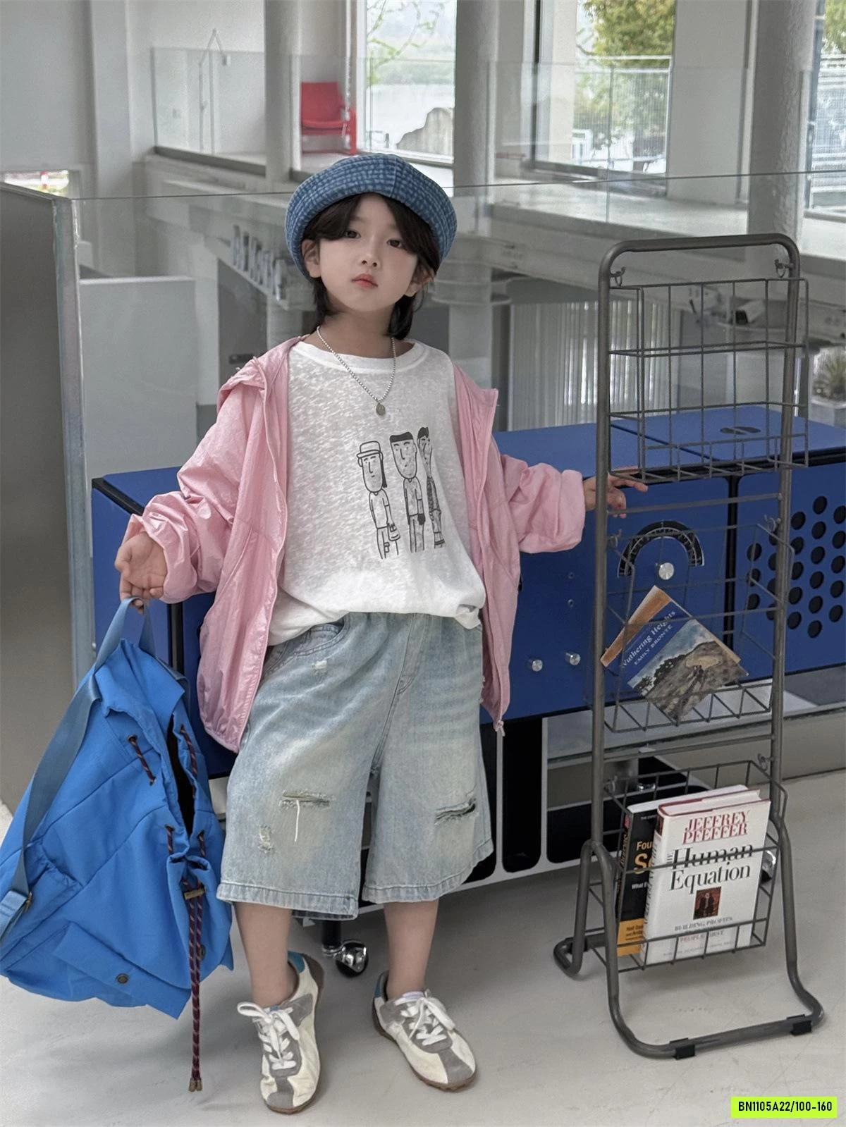SHORT JEANS RÁCH GỐI CHEESE