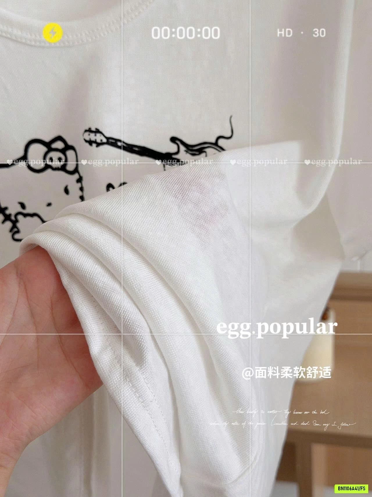 ÁO THUN GIẤY IN HÌNH DỄ THƯƠNG EGG