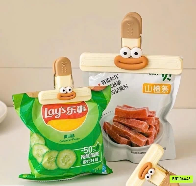 SET 20 CÁI KẸP MIỆNG TÚI "MẶT CƯỜI"