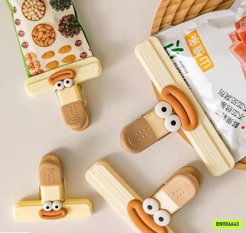 SET 20 CÁI KẸP MIỆNG TÚI "MẶT CƯỜI"