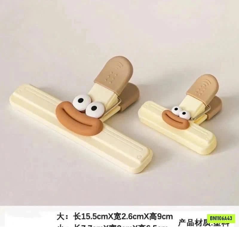 SET 20 CÁI KẸP MIỆNG TÚI "MẶT CƯỜI"
