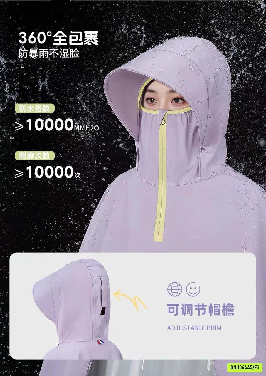 ÁO MƯA 1 NGƯỜI PHỐI VIỀN
